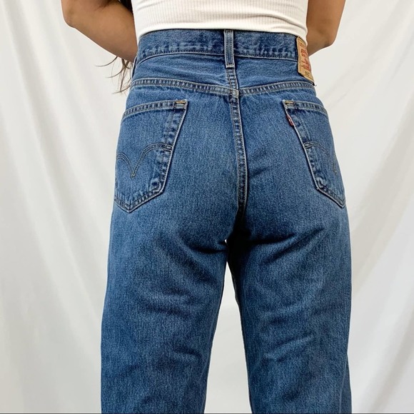 Levi's Denim - Levi's Vintage Relaxed Fit 550 High Rise Straight Leg Jeans Size W34 L30